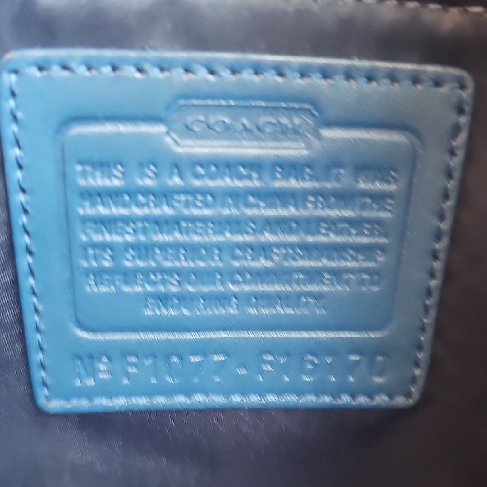 Coach 2010 Signature Scarf Print Weekender Tote Bag - Picture 11 of 16